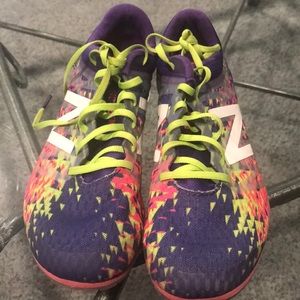 New Balance Neon Purple Running Spikes 